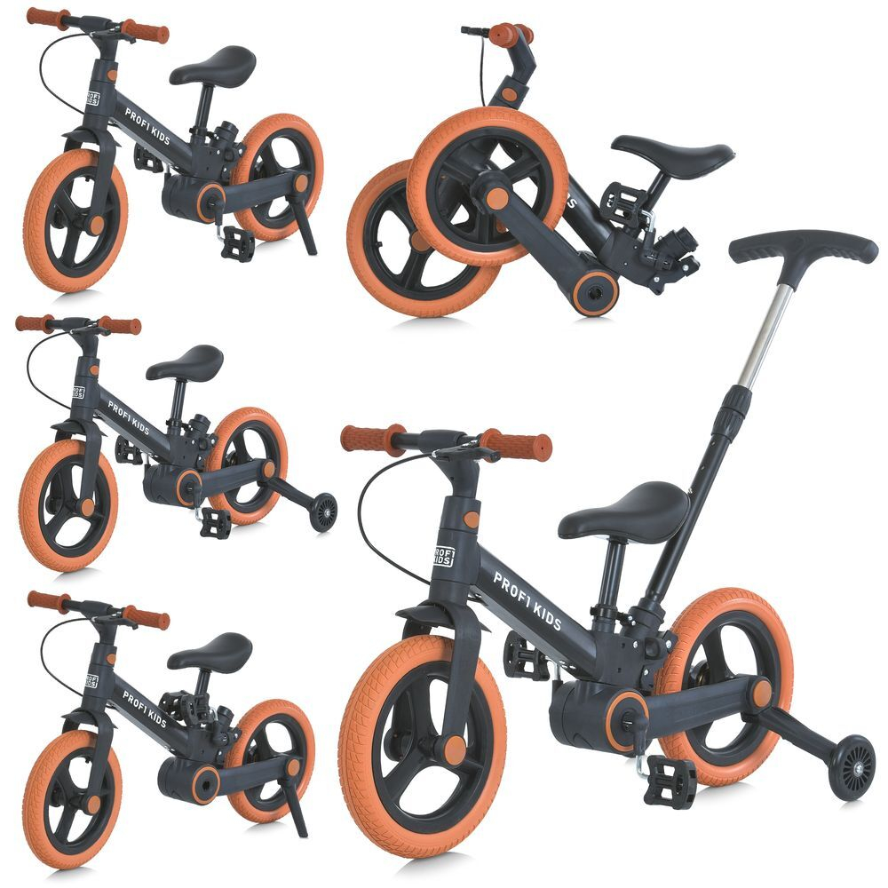 Дитячий велосипед-трансформер Profi Kids MB 1021 з батьківською ручкою