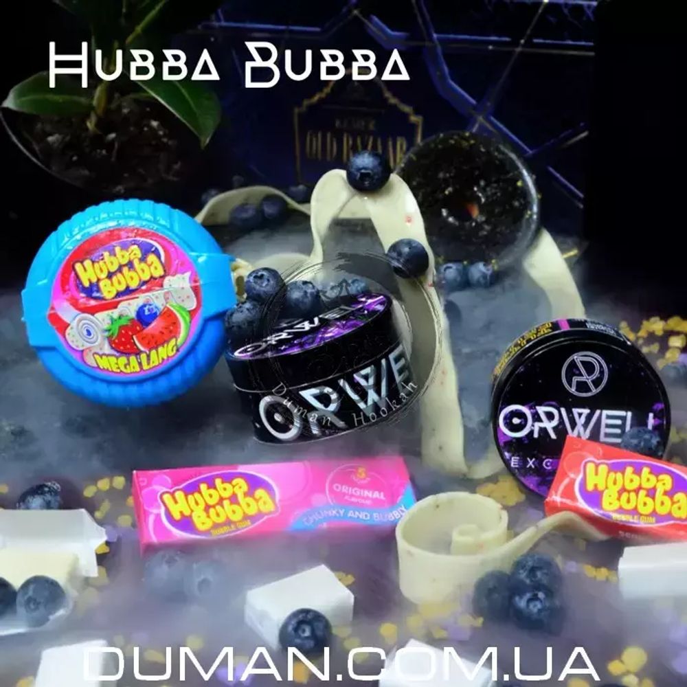 Табак Orwell Hubba Bubba (Орвелл Черничная Хубба Бубба) | Soft 200г