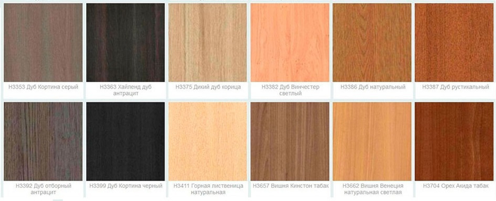 Палітра ДСП EGGER VM