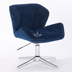 Стільчик клієнта Paris velor cross