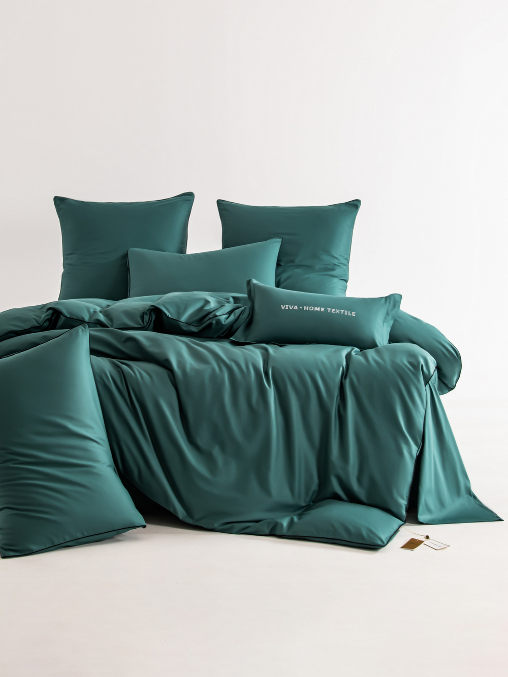 Комплект постельного белья Однотонный Сатин Элитный OCE009