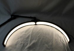 Бестеневая Led лампа для бьюти мастера универсальная F-800B, 45 Вт, черная