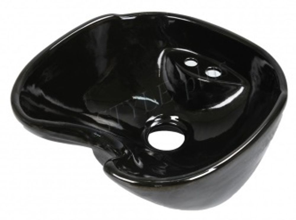 Керамічна раковина чорна для перукарської мийки