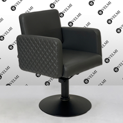 Комплект парикмахерской мебели Polo Premium Lux Black на диске