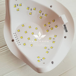 Лампа для маникюра LED+UV Sun X белая