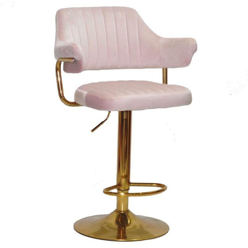 Стільчик для візажу Jef velor Gold