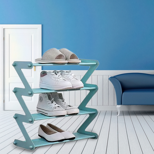 Полка для обуви z-shaped shoe rack голубой ART-ZSHELF (В)