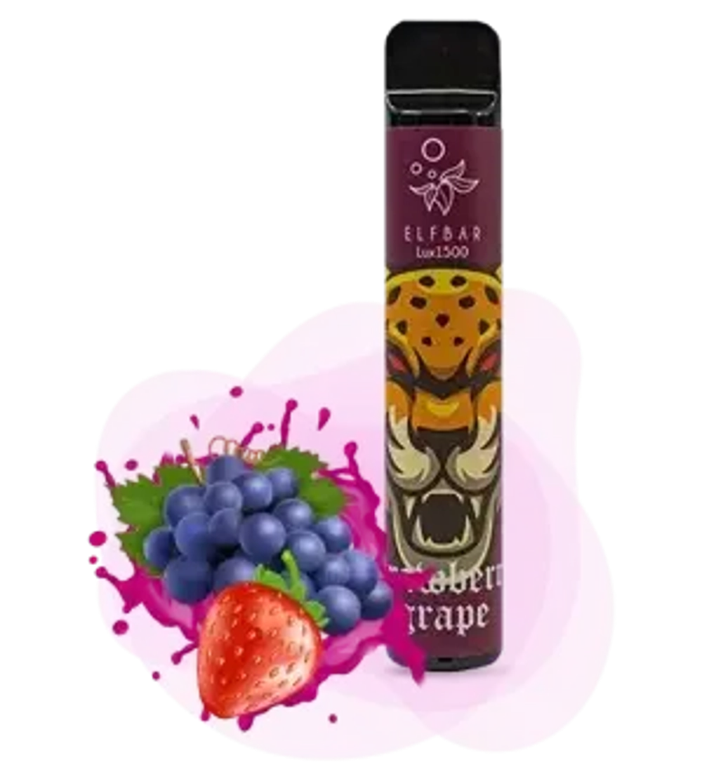 Elf Bar 1500 - Strawberry Grape (5% nic)
