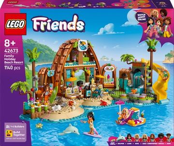 Конструктор LEGO Friends Пляжний курорт для сімейного відпочинку (42673)