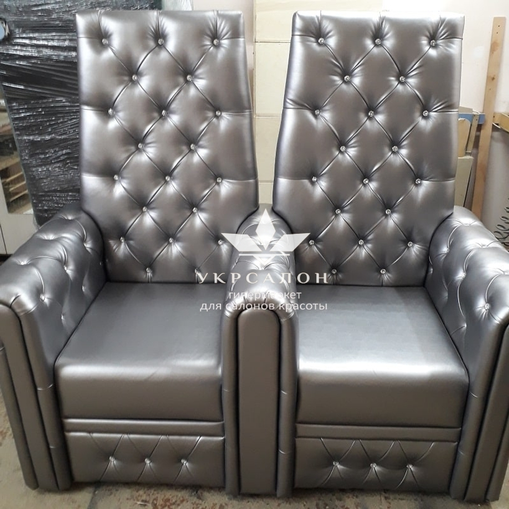 Педикюрное крісло Трон Double Queen