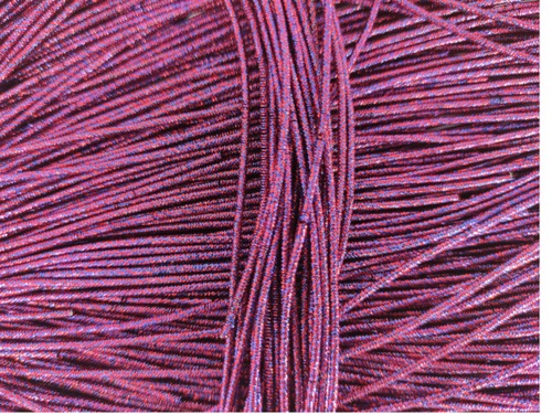 Упругая канитель фуксия/фиолетовый 1,6мм