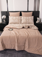 Комплект постельного белья Сатин Velouria Luxe с Одеялом VL010