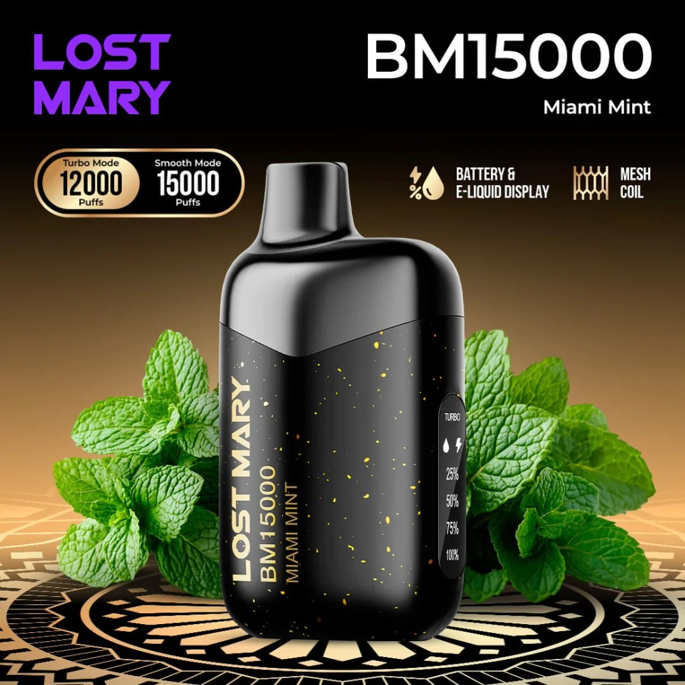 Lost Mary BM15000 - Miami Mint (2% nic)