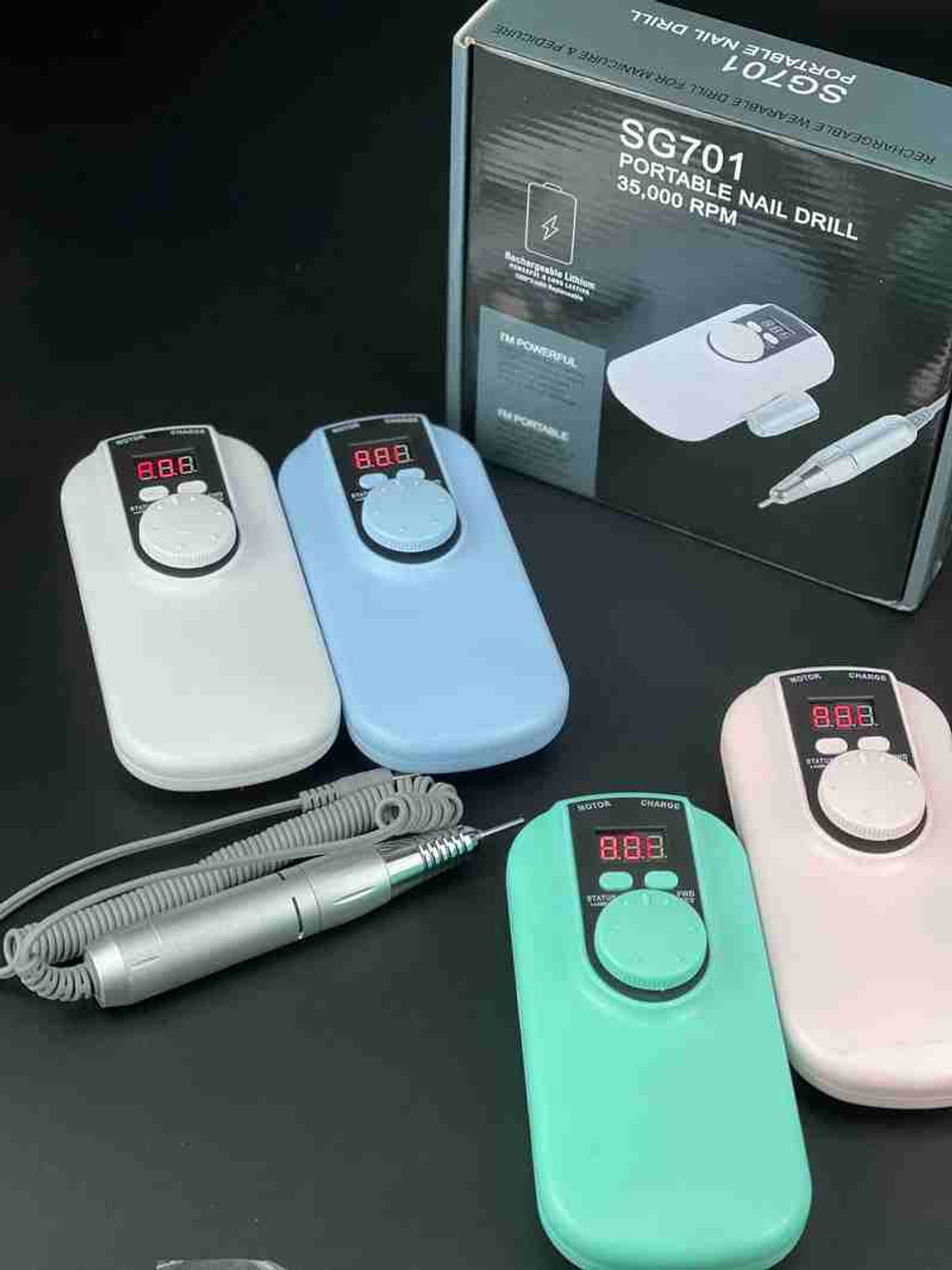 Фрезер на акумуляторі для манікюру та педикюру SG-701