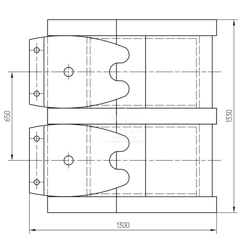 Перукарська мийка 1006-2