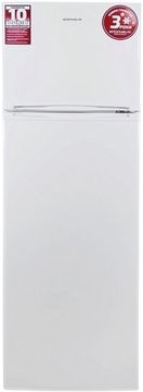 Двокамерний холодильник GRUNHELM TRH-S166M55-W