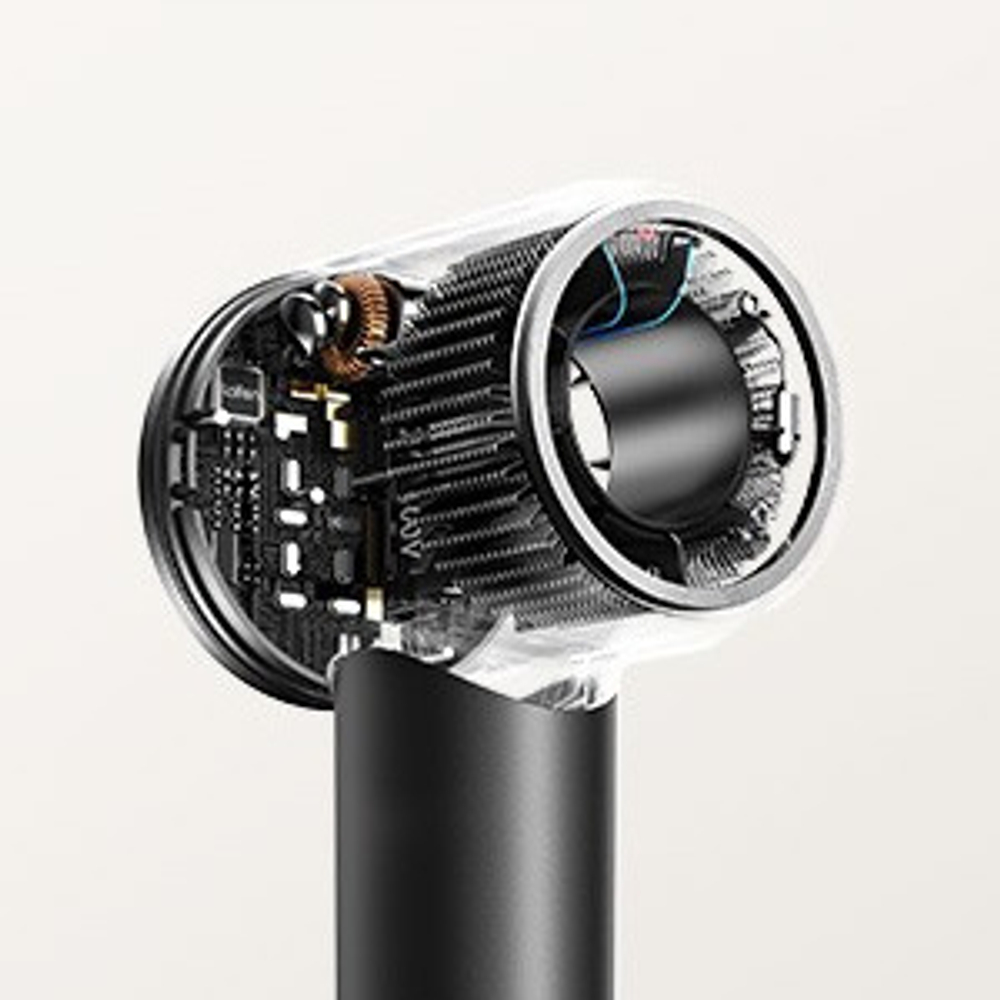 Комплект фен Laifen Swift Premium професійний із сумкою, 2 насадки, чорний