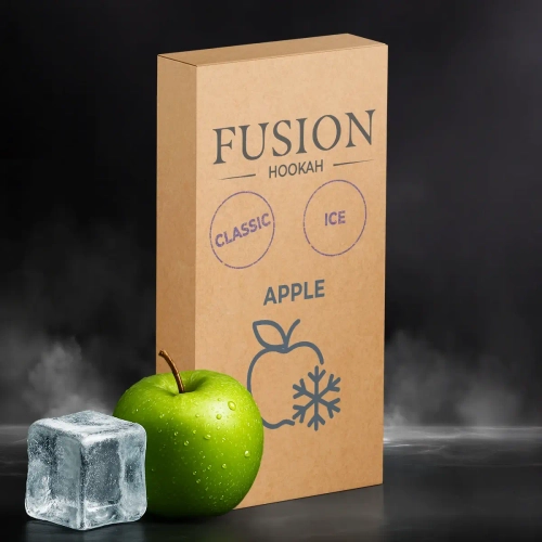 Табак для кальяна Fusion Classic Apple Ice (Фьюжин Классик Яблоко Айс) 100г