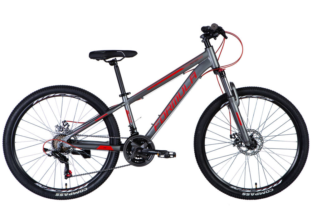 Велосипед горный алюминиевый 26 дюймов Formula Motion DD 2024, рама 13"