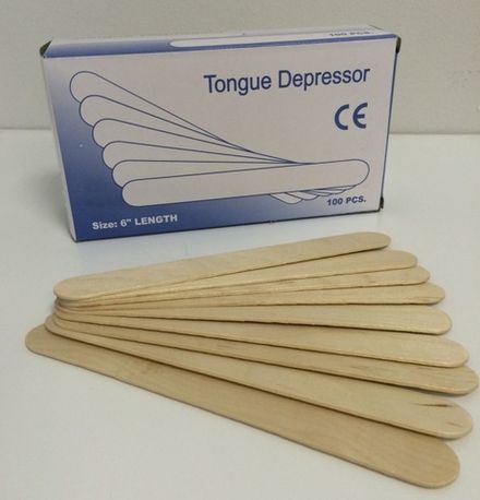 Шпателі дерев'яні одноразові