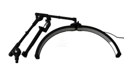 Бестеневая настольная LED-лампа F-550B, 32 Вт, черная