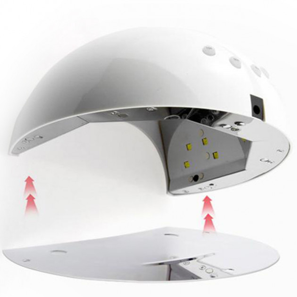 Лампа для манікюру LED + UV Sun 2с, нового покоління з кварцовими діодами, 48 Вт