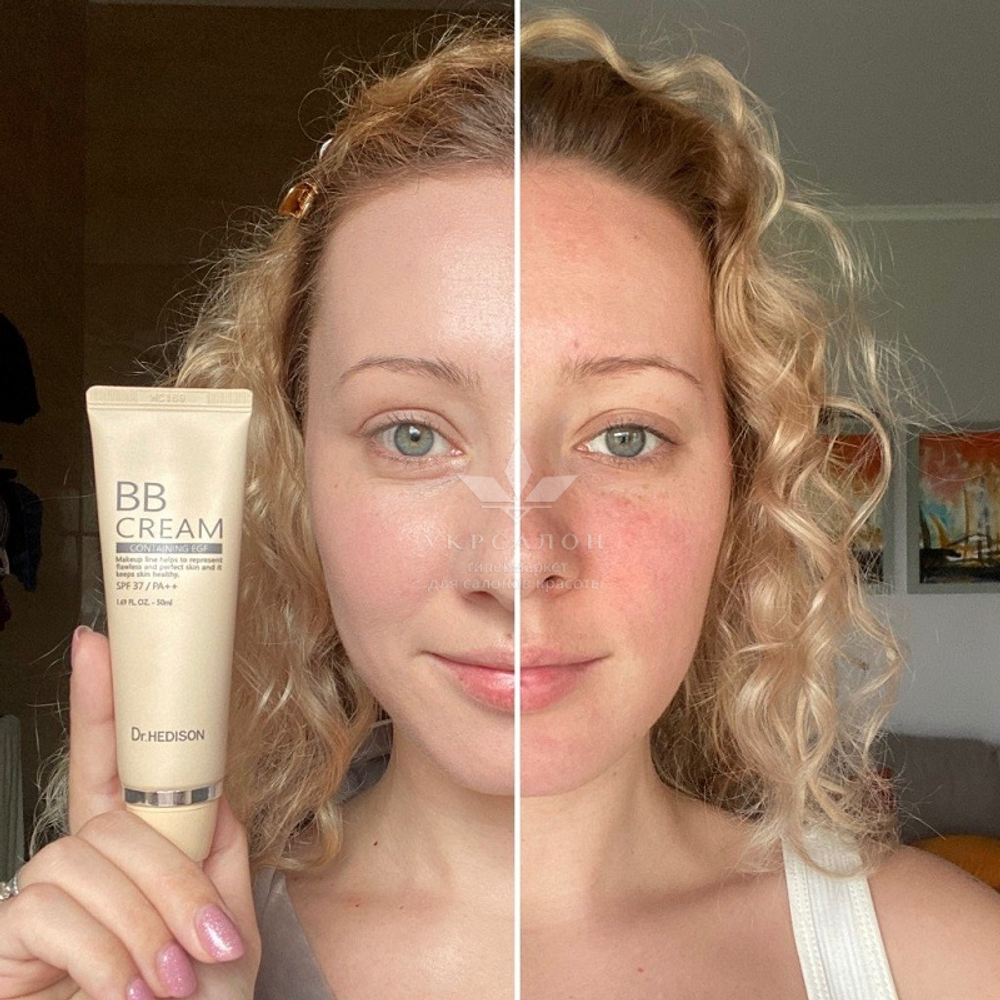ВВ-крем Dr.Hedison з пептидами і сонцезахистом SPF37 / PA ++