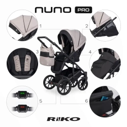 Прогулянкова коляска 2 в 1 Riko Nuno Pro