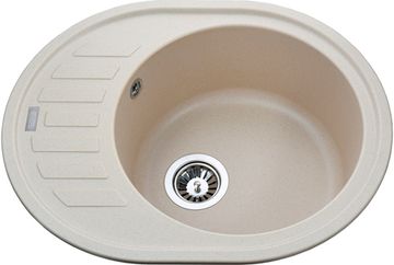 Кухонна мийка GLOBUS LUX Arno 620х500 слонова кістка (000020967)