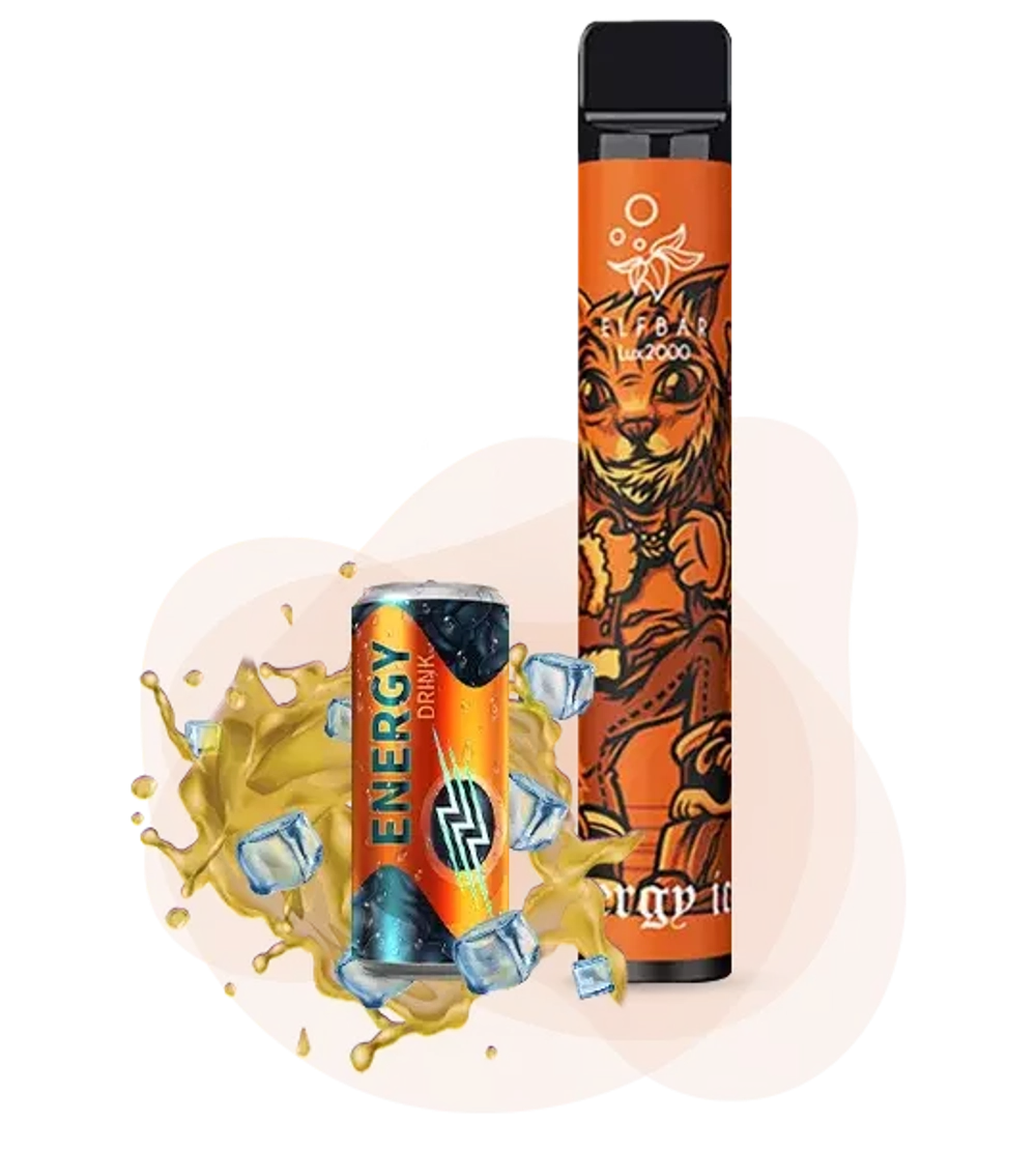 Elf Bar 2000 - Energy ice (5% nic, Lux)