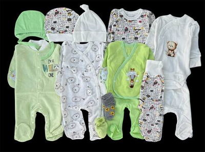 Гарний набір одягу для новонароджених, якісний одяг для немовлят, зима, зріст 62 см, бавовна