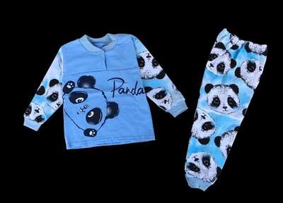 Костюм для дому або сну (Піжама) "Панда", футер ТМ “UA” (116 см)