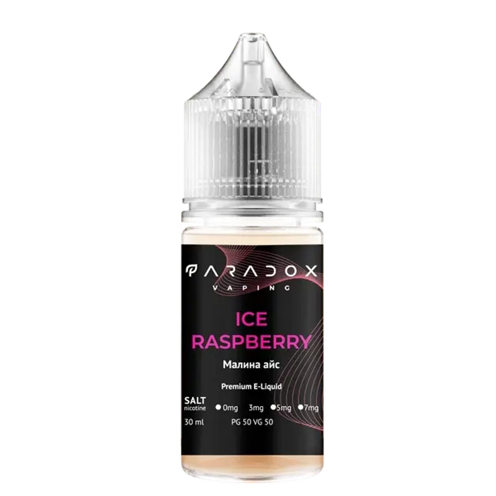 Солевая Жидкость Paradox Ice Raspberry 30мl