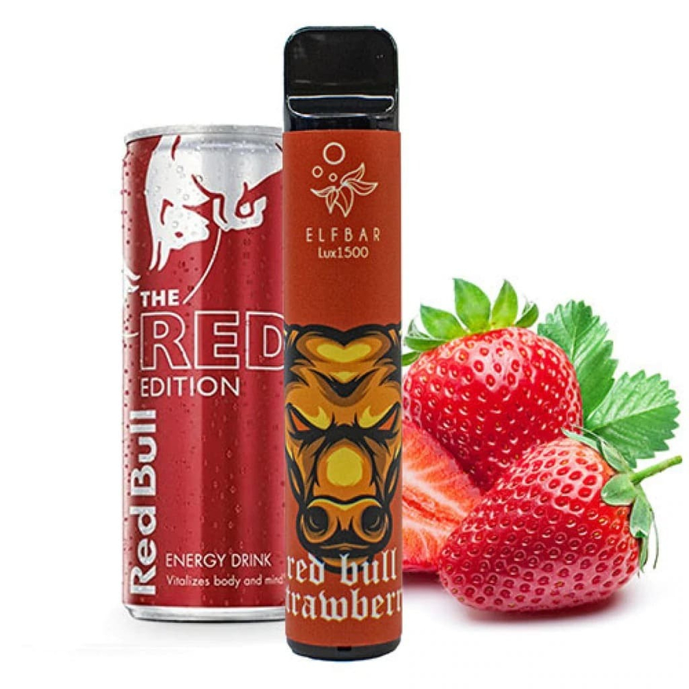 Elf Bar 1500 - Strawberry Energy 5% Nic lux