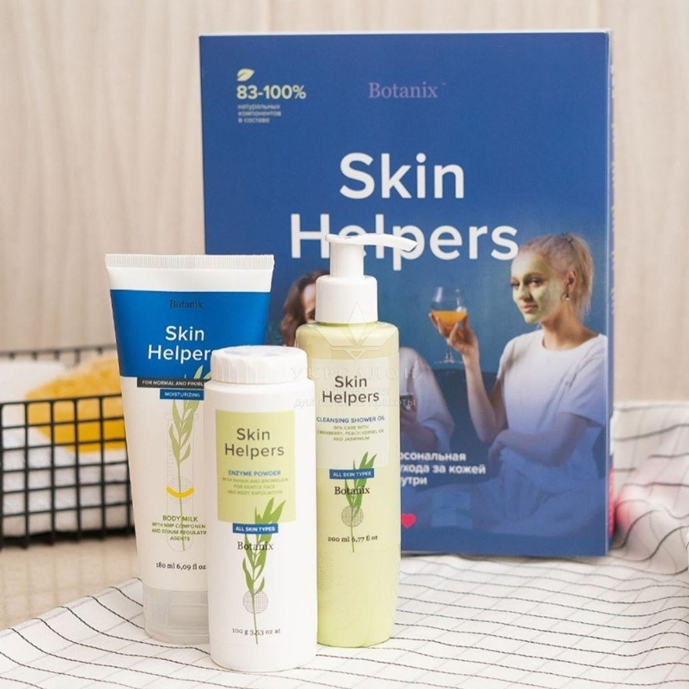 Молочко для тела Gloria Botanix Skin Helpers с компонентами NMF и себорегулирующими агентами