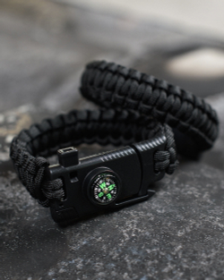 Браслет тактичний чорний (арт. 9692300101)