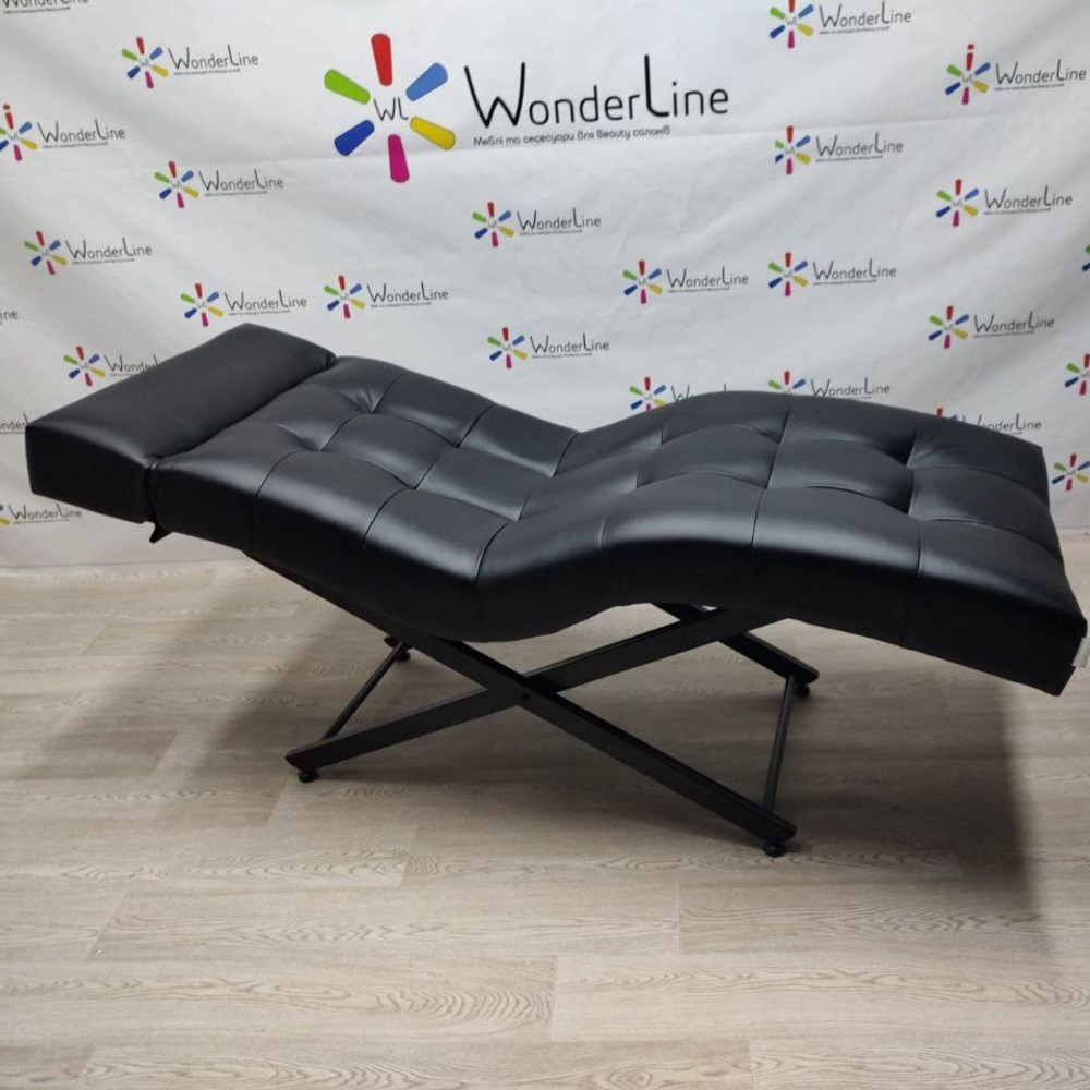 Анатомическая кушетка Tertio Black для лашмейкеров и бровистов