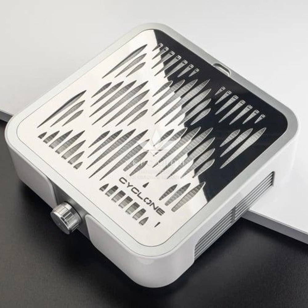 Вытяжка Cyclone X Silver с НЕРА-фильтром 60W для маникюра и педикюра