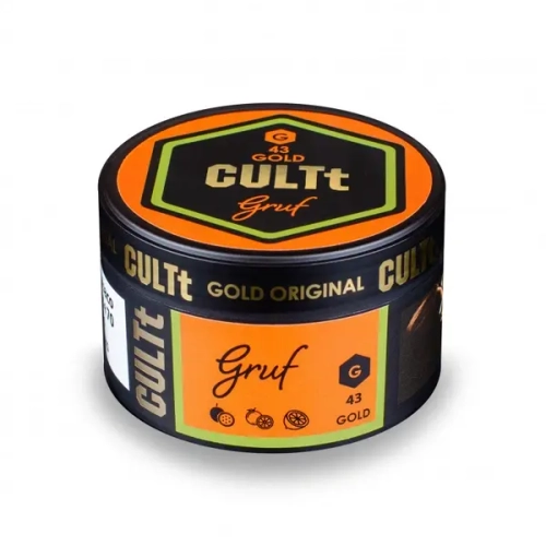 Тютюн CULTt Gold G43 Gruf (Культ Маракуя Лайм Грейпфрут) 100г