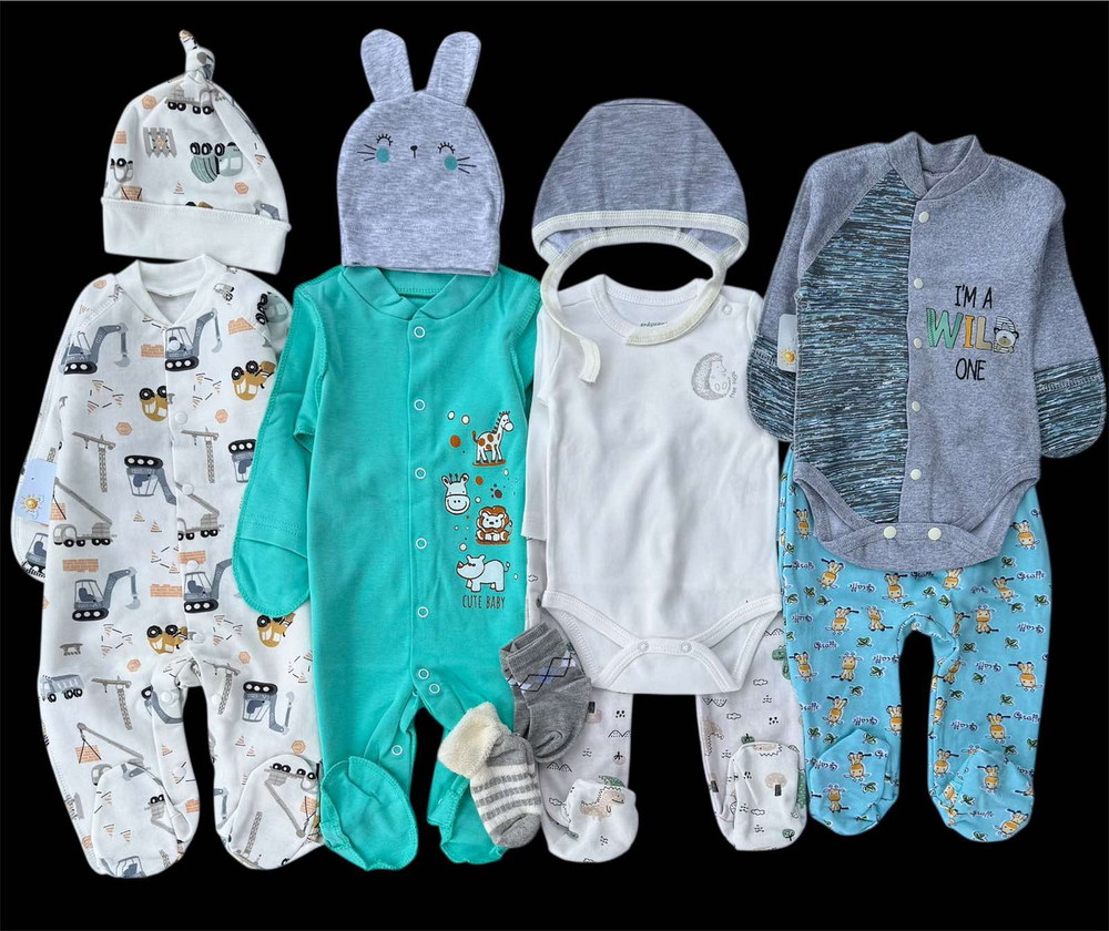 Гарний набір одягу для новонародженого хлопчика, якісний одяг для немовлят, осінь, зима, весна, розмір 62 см