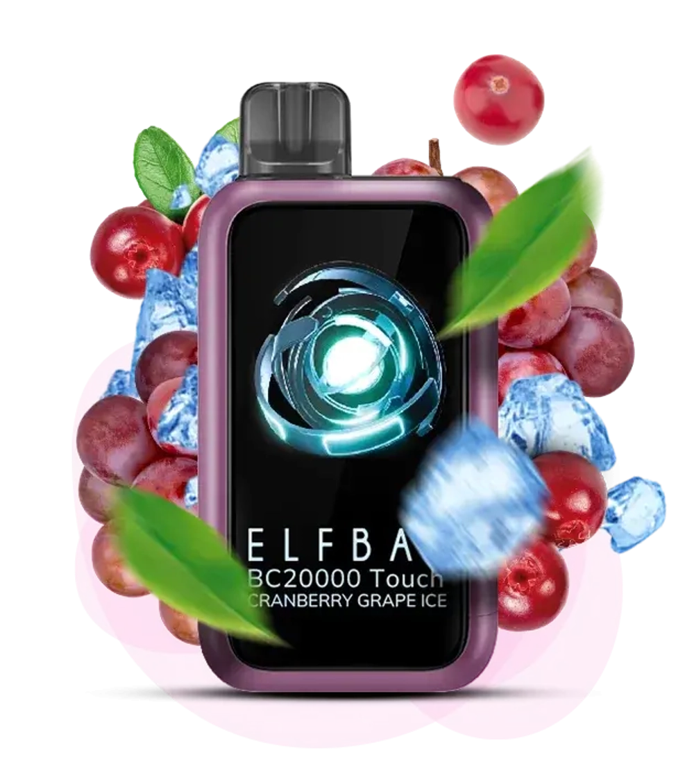 Elf Bar BC20000 Touch - Cranberry Grape Ice (5% Nic)