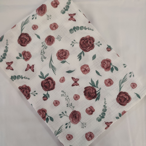 Пеленка муслиновая жатая двухслойная