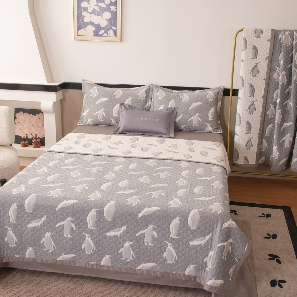 Покрывало двухстороннее и две наволочки Aurora Veil PAV001