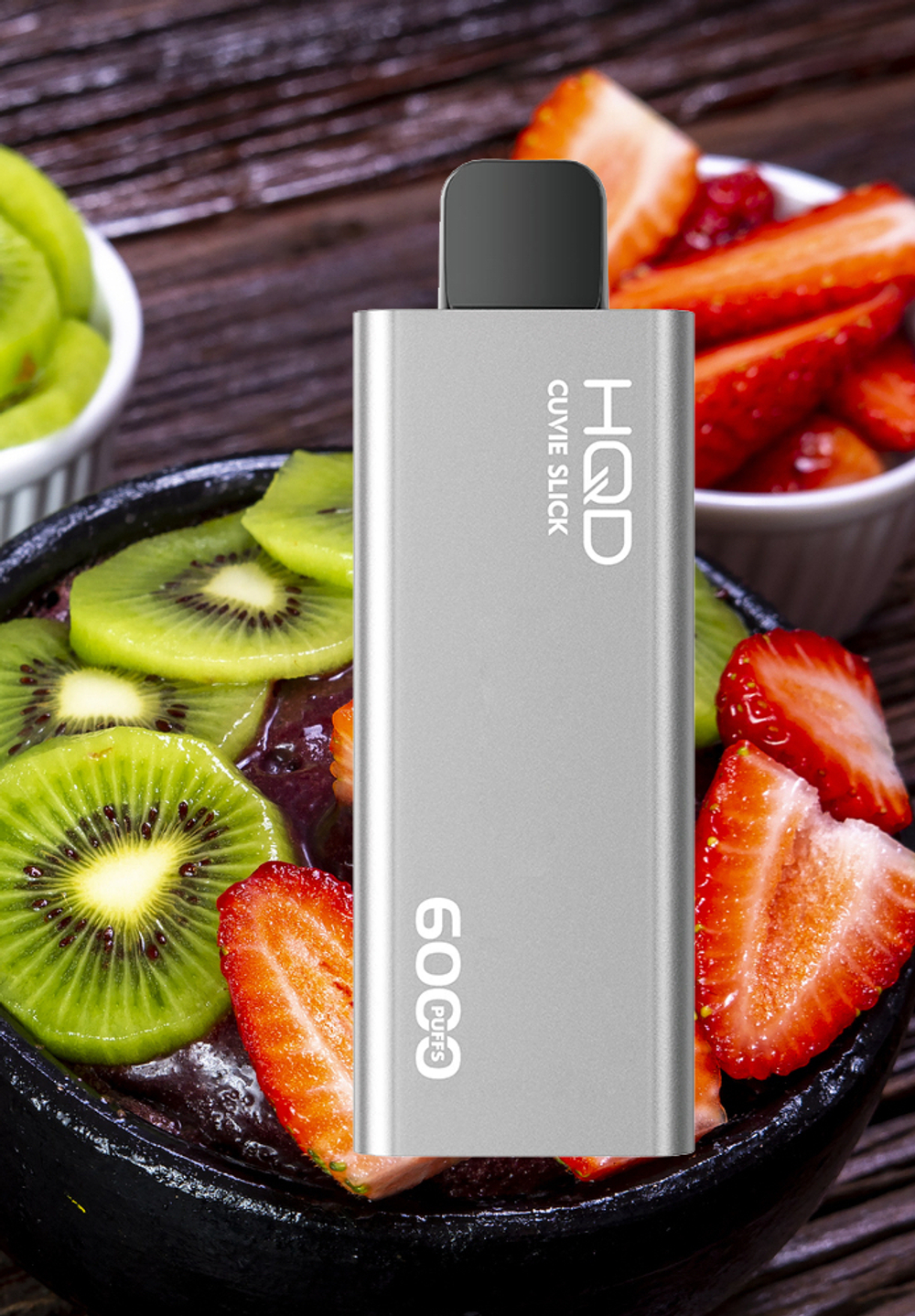 HQD SLICK 6000 Strawberry Kiwi (5%nic)