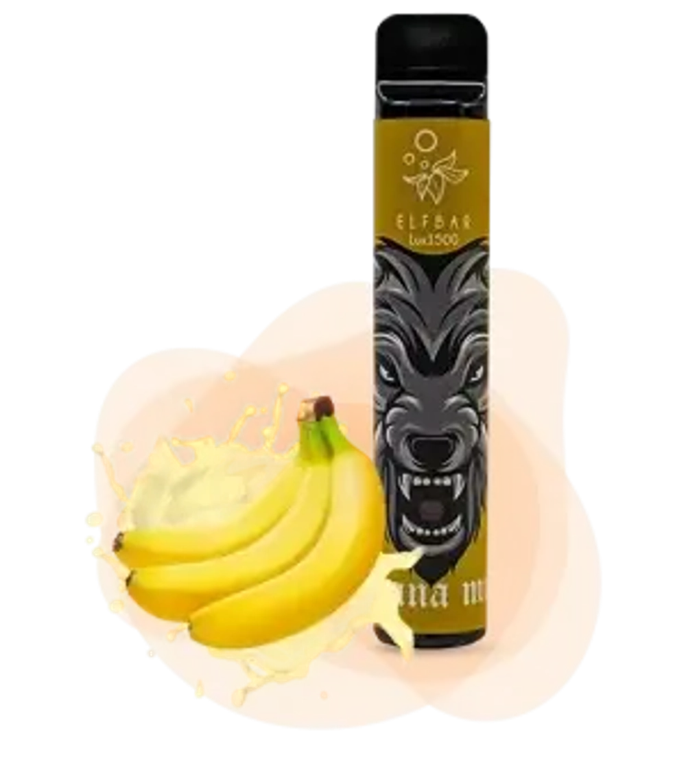 Elf Bar 1500 - Banana Milk 5% Nic lux