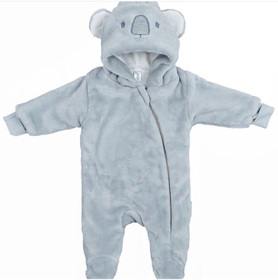 Комбінезон (ромпер) із капюшоном "Коала", махра "SM" (56 см)