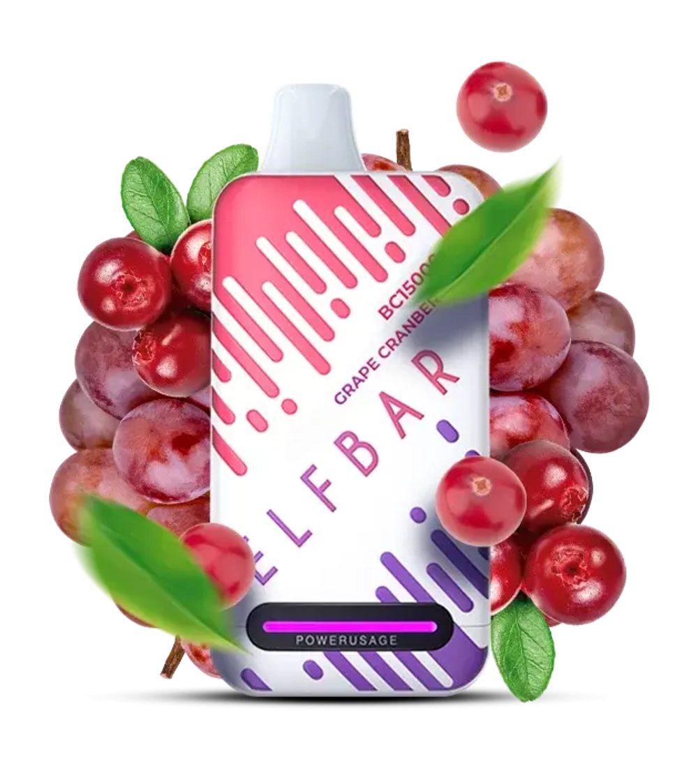 Elf Bar BC15000 - Grape Cranberry (5% nic)