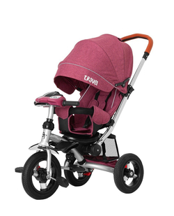 Дитячий триколісний велосипед TILLY TRAVEL T-387/1 з колясочною ручкою