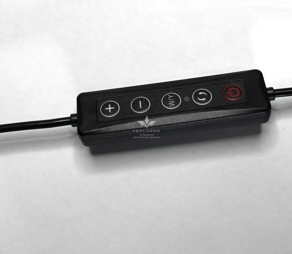 Безтіньова Led лампа для бьюті майстра універсальна AND, 40 Вт, чорна