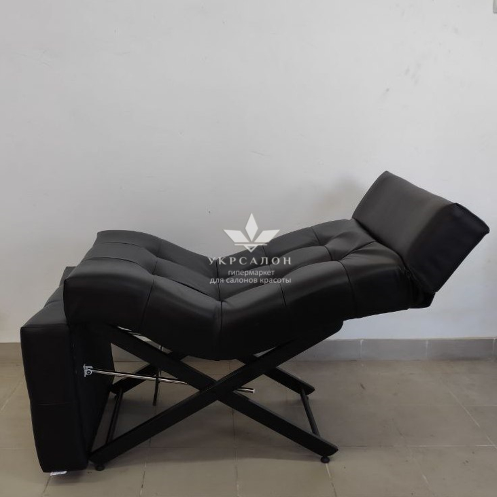 Анатомічна кушетка Tertio 2 Black для лешмейкерів та бровістів